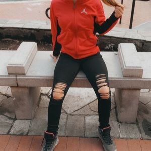 Jordan zip up sweater